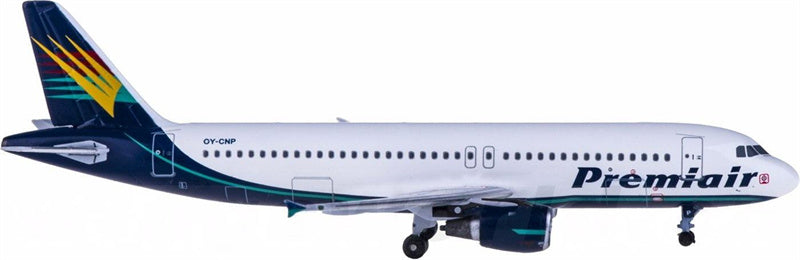 AeroClassics Premiair for Airbus A320 OY-CNP 1:400 Aircraft Pre-built  Airliner Model Display