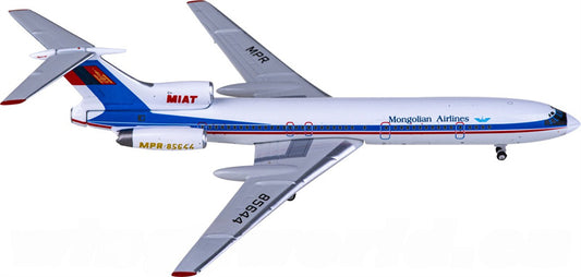 Phoenix MIAT for Mongolian Airlines for Tupolev TU-154M PR-85644 1:400 Airplane Pre-built  Airliner Model Display