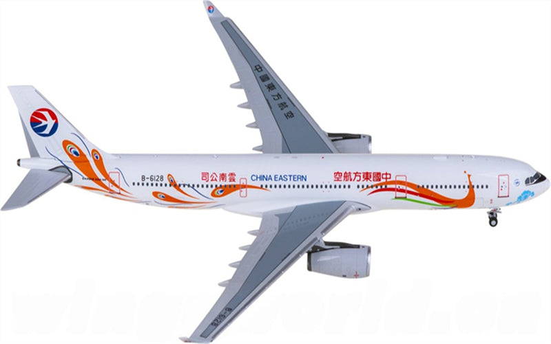 NG Models China Eastern Airlines for Airbus A330-300 B-6128 1:400 Airplane Pre-built Airliner Model Display