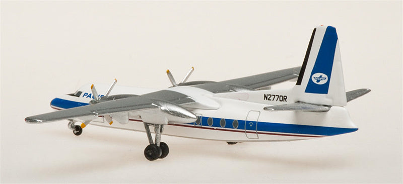 AeroClassics Pacific Airlines for Fokker F27 N2770R 1:400 Aircraft Pre-built  Airliner Model Display
