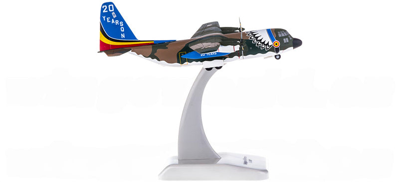 Hogan Belgian Air Component for Lockheed C-130 for Hercules 20 Years 1:200 Airplane Pre-built  Airliner Model Display