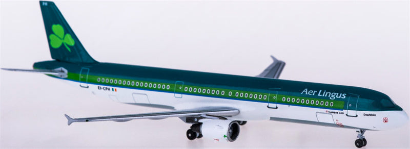 AeroClassics Aer Lingus for Airbus A321 EI-CPH 1:400 Airplane Pre-built  Airliner Model Display