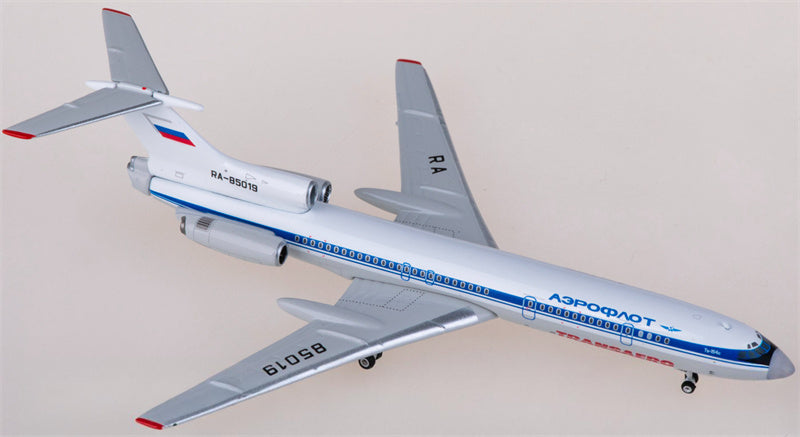 Phoenix Aeroflot for Tupolev TU-154S RA-85019 1:400 Airplane Pre-built  Airliner Model Display