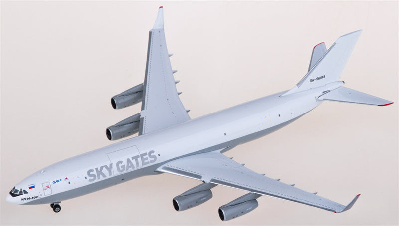 Phoenix Sky Gates for Ilyushin IL-96-400T RA-96103 1:400 Airplane Pre-built  Airliner Model Display