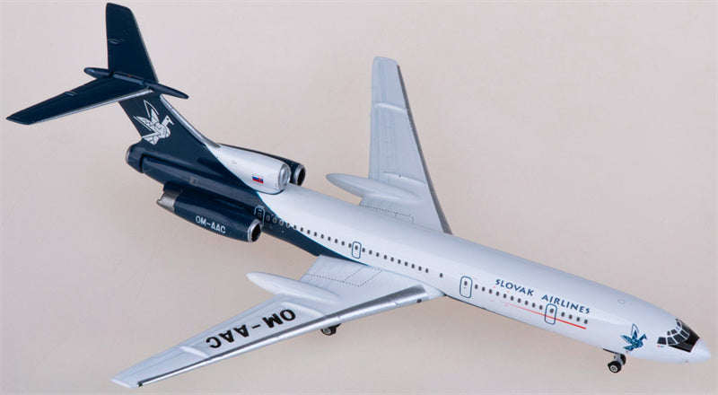 Phoenix Slovak Airlines for Tupolev TU-154M OM-AAC 1:400 Airplane Pre-built  Airliner Model Display