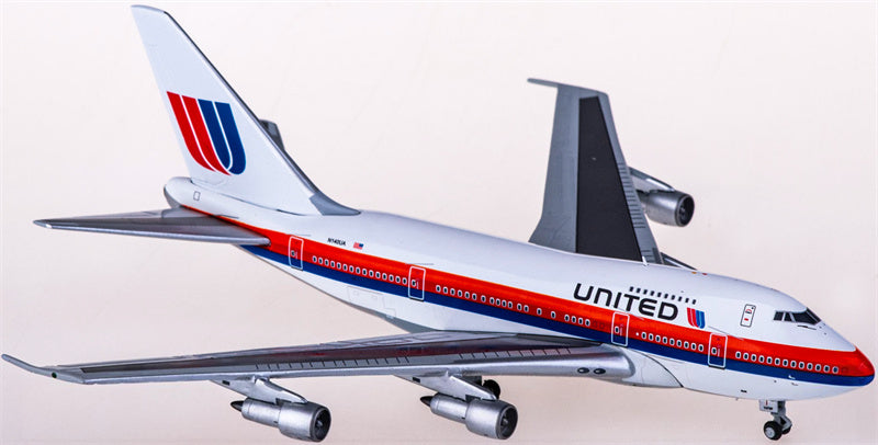 JC Wings United Airlines for Boeing 747SP N140UA 1:400 Airplane Pre-built  Airliner Model Display