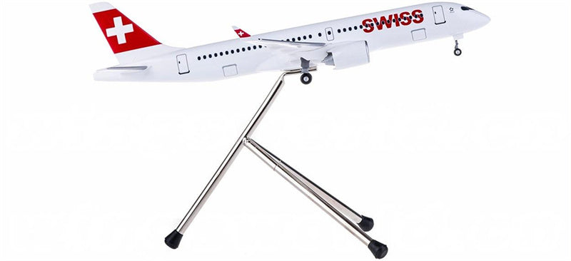 Hogan Swiss for Bombardier CS300 1:200 Aircraft Pre-built  Airliner Model Display