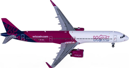 JC Wings Wizz Air for Airbus A321neo A6-WZA 1:400 Airplane Pre-built Airliner Model Display