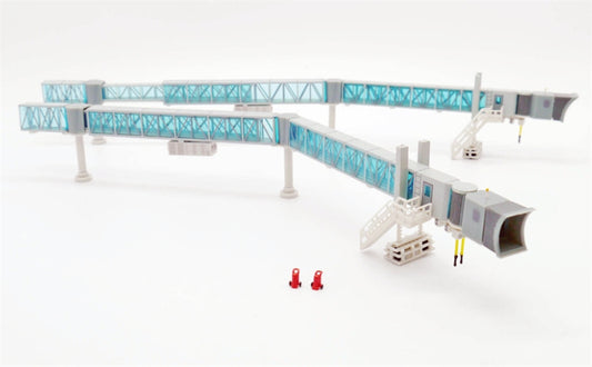 JC Wings Air Passenger Bridge B737 Blue 1:200 ACCESSORIES Pre-built  Airliner Model Display
