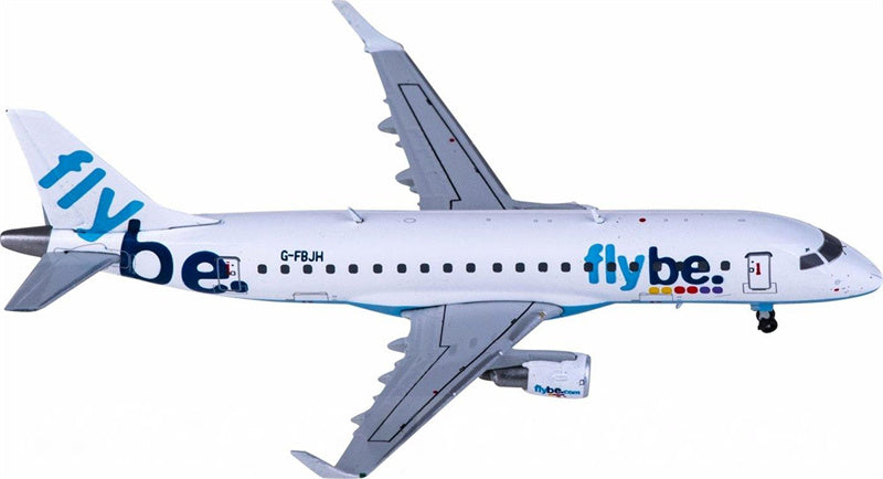 JC Wings Flybe for Embraer ERJ-170-200STD G-FBJH 1:400 Airplane Pre-built  Airliner Model Display
