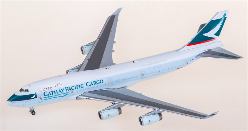 CW model Cathay Pacific for Boeing 747-400BCF B-HOU 1:400 Airplane Pre-built  Airliner Model Display