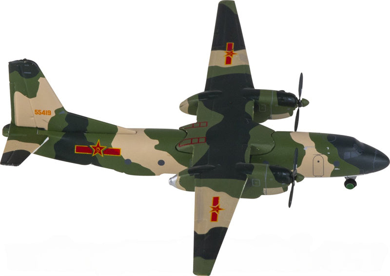 Patriot PLAAF Xian Y-7 China Air Force 55419 1:400 Airplane Pre-built  Airliner Model Display