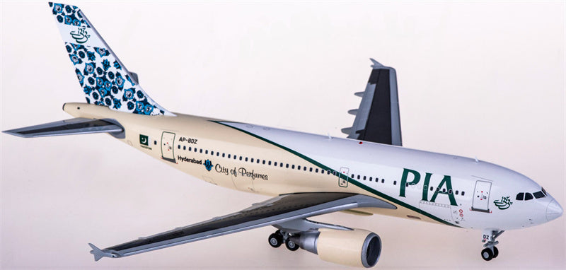 JC Wings PIA for Airbus A310-300 AP-BDZ Hyderabad 1:200 Airplane Pre-built  Airliner Model Display