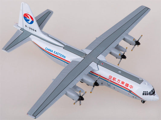 Yu ModeL China Eastern for Lockheed L-100-30 B-3004 1:400 Airplane Pre-built  Airliner Model Display