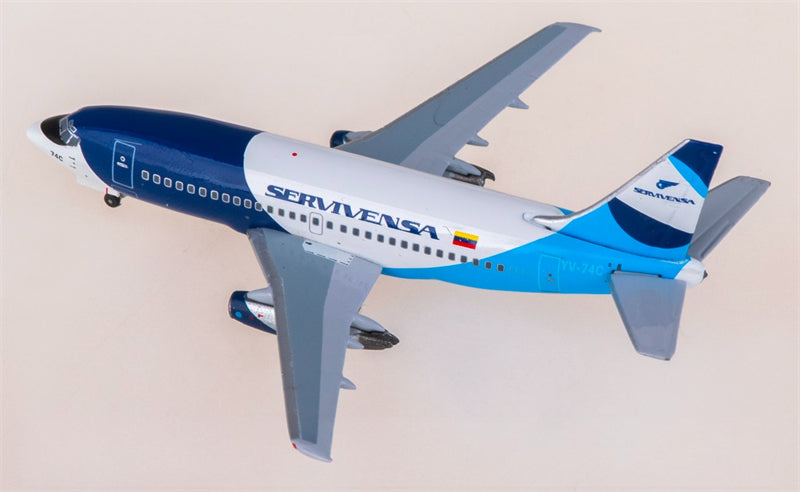AeroClassics Servivensa for Boeing 737-200 YV-74C 1:400 Airplane Pre-built  Airliner Model Display