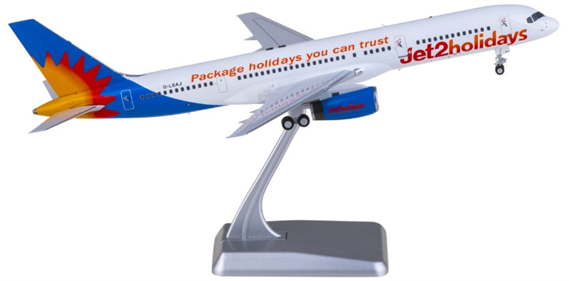 NG Models Jet2 for Boeing 757-200 G-LSAJ 1:200 Airplane Pre-built  Airliner Model Display