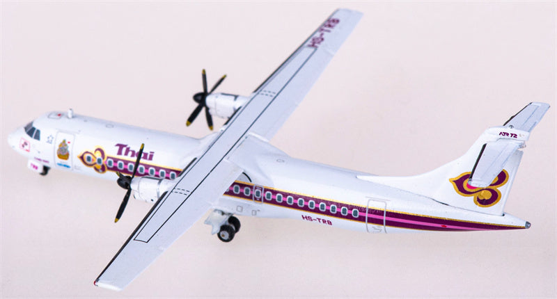 JC Wings Thai Airways for ATR-72 HS-TRB 1:400 Airplane Pre-built  Airliner Model Display