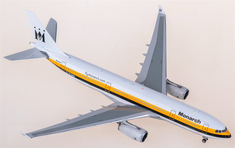 Phoenix Monarch Airlines for Airbus A330-200 G-EOMA 1:400 Airplane Pre-built  Airliner Model Display