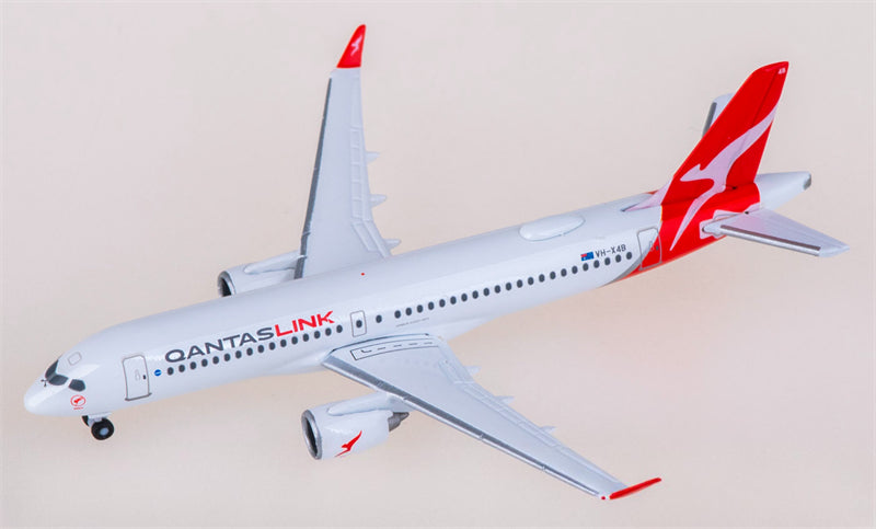 Herpa Qantas Airways for Airbus A220-300 VH-X4B 1:500 Airplane Pre-built Airliner Model Display