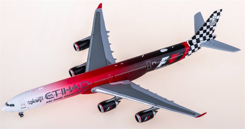 JC Wings Etihad Airways for Airbus A340-600 A6-EHJ 1:400 Aircraft Pre-built  Airliner Model Display