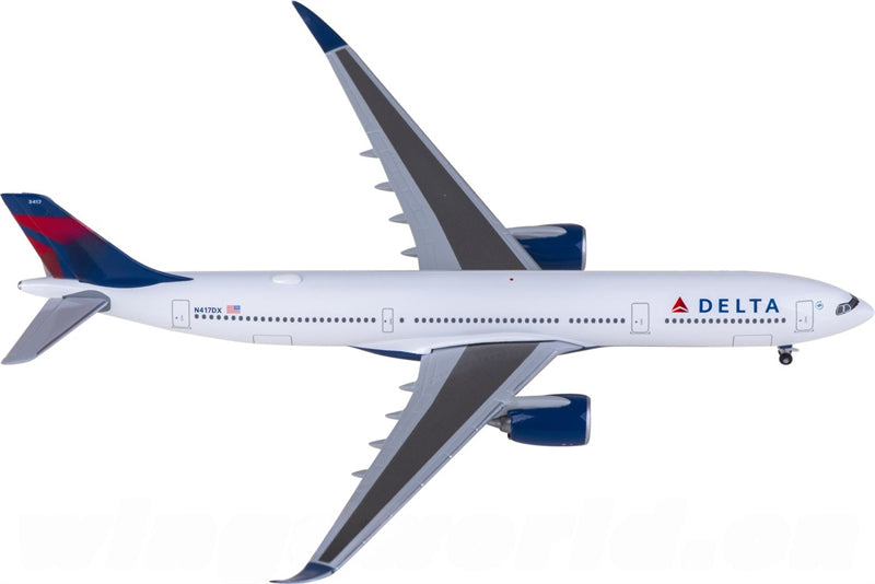 Herpa Delta Airlines for Airbus A330-900neo N417DX 1:500 Airplane Pre-built  Airliner Model Display