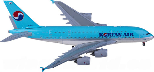 JC Wings Korean Air for Airbus A380 HL7622 1:400 Airplane Pre-built  Airliner Model Display