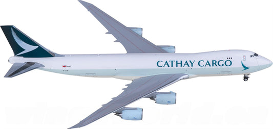JC Wings Cathay Cargo for Boeing 747-8 B-LJN 1:400 Airplane Pre-built Airliner Model Display