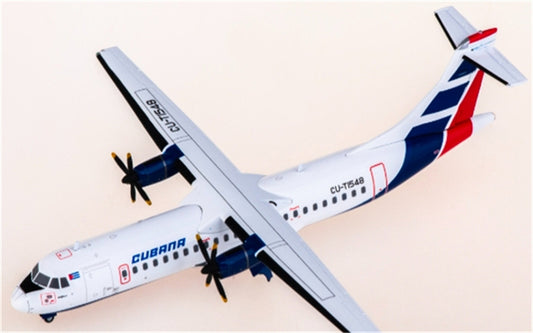 Geminijets Cubana ATR-72-200 CU-T1548 1:200 Airplane Pre-built Airliner Model Display