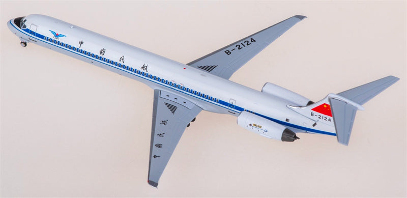 NG Models CAAC for McDonnell Douglas MD-82 B-2124 1:400 Airplane Pre-built  Airliner Model Display