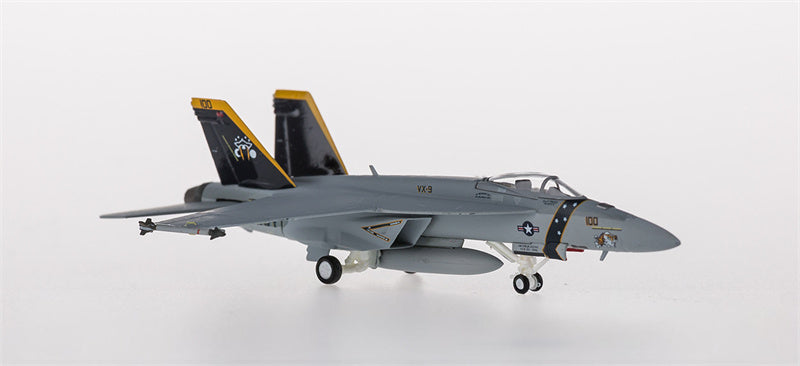 Hogan US Navy for Boeing F/A-18E Super Hornet VX-9 Evaluators XE 100 1:200 Airplane Pre-built  Airliner Model Display