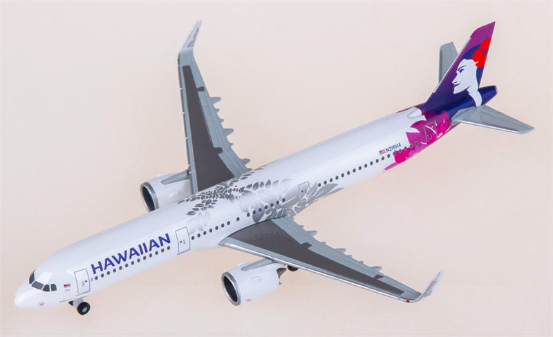 Herpa Hawaiian Airlines for Airbus A321neo N215HA 1:500 Airplane Pre-built  Airliner Model Display