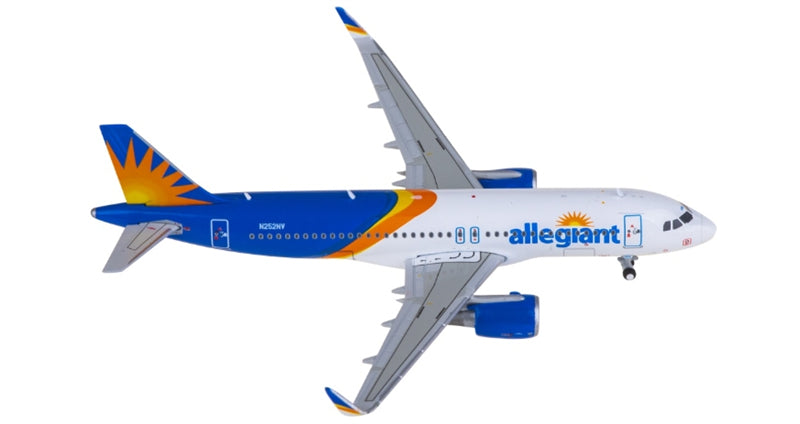 Geminijets Allegiant for Airbus A320 N252NV 1:400 Airplane Pre-built  Airliner Model Display