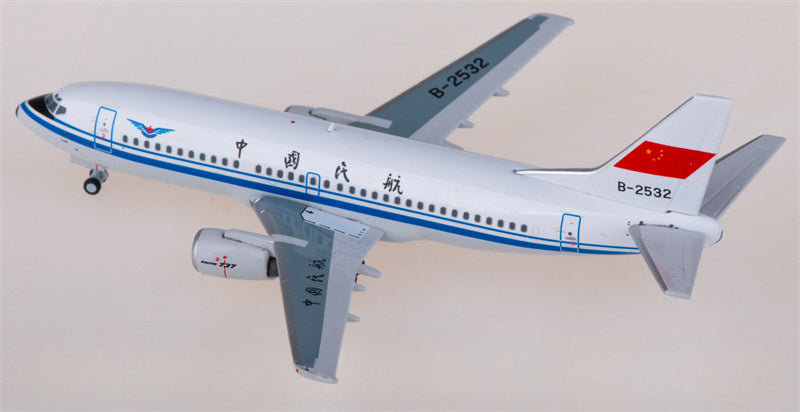 C Model CAAC for Boeing 737-300 B-2532 1:400 Airplane Pre-built  Airliner Model Display