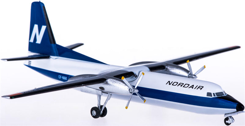 AeroClassics Nordair for Fokker F-27 CF-NAK 1:200 Aircraft Pre-built  Airliner Model Display