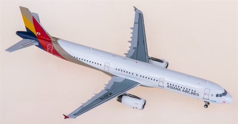 NG Models Asiana for Airbus A321 HL8279 1:400 Airplane Pre-built  Airliner Model Display