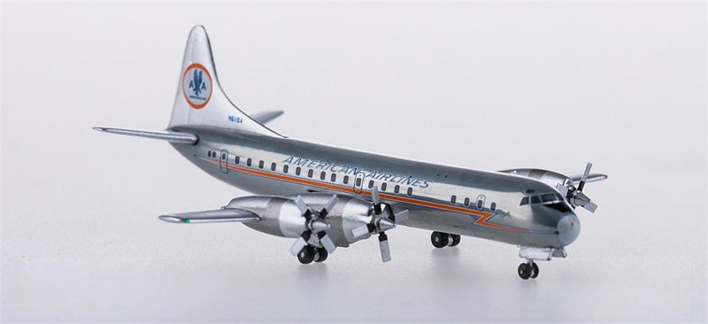 AeroClassics American Airlines for Lockheed L-188 N6118A 1:400 Airplane Pre-built  Airliner Model Display