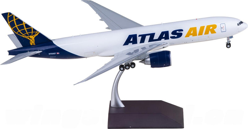 Geminijets Atlas Air for Boeing 777-200LRF N703GT 1:200 Airplane Pre-built  Airliner Model Display