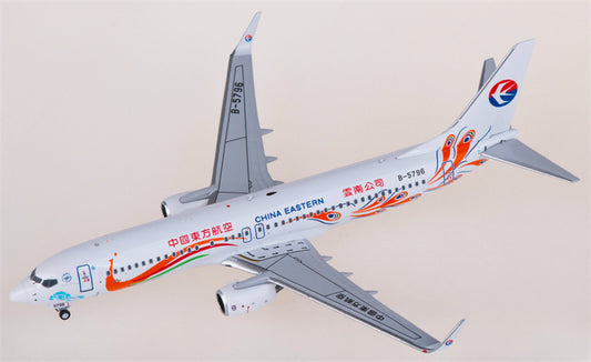 NG Models China Eastern for Boeing 737-800 B-5796 1:400 Airplane Pre-built  Airliner Model Display
