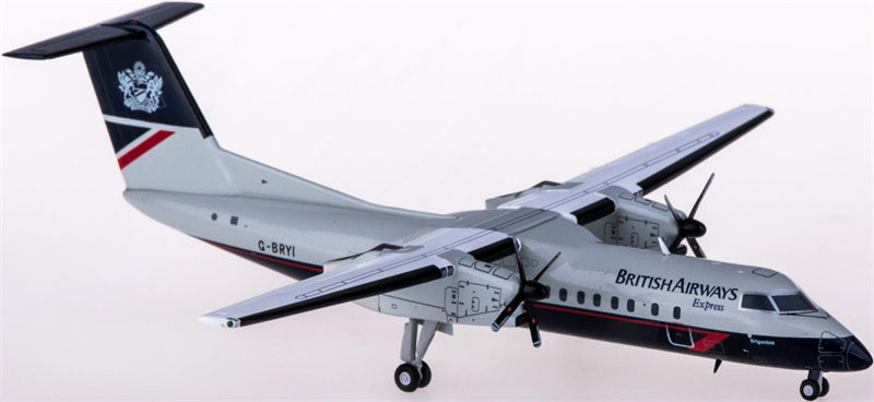 JC Wings British Airways for Bombardier for Dash 8 Q300 G-BRYI 1:200 Aircraft Pre-built  Airliner Model Display