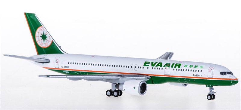 JC Wings EVA Air for Boeing 757-200 B-27017 1:400 Airplane Pre-built  Airliner Model Display