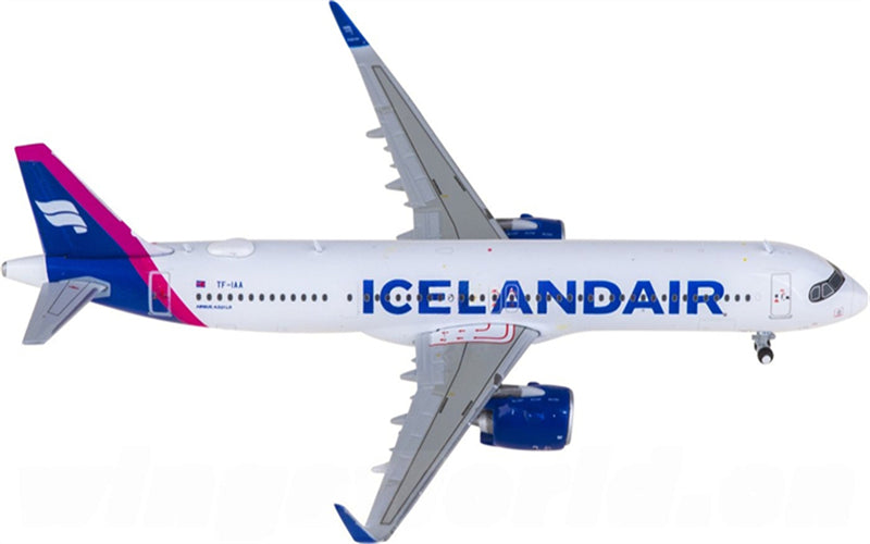 Geminijets Icelandair for Airbus A321neo TF-IAA 1:400 Airplane Pre-built Airliner Model Display