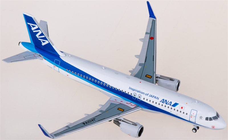 C Model ANA for Airbus A320 JA01VA 1:400 Airplane Pre-built  Airliner Model Display