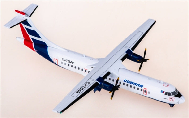 Geminijets Cubana ATR-72-200 CU-T1548 1:200 Airplane Pre-built Airliner Model Display