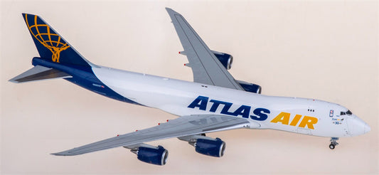 Hxmodels Atlas Air for Boeing 747-8F N860GT 1:400 Airplane Pre-built  Airliner Model Display