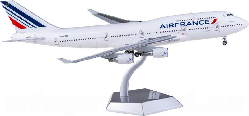 SQ Wings Air France for Boeing 747-400 F-GITH 1:200 Airplane Pre-built  Airliner Model Display
