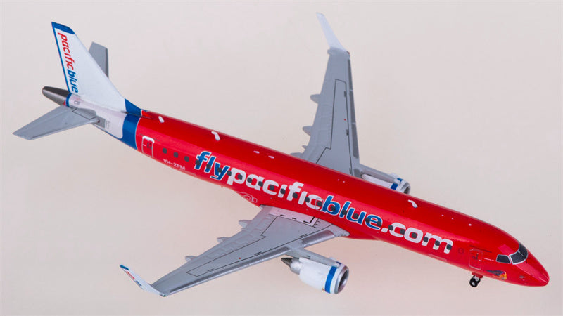 JC Wings Pacific Blue Airlines for Embraer ERJ-190AR VH-ZPM 1:400 Airplane Pre-built  Airliner Model Display