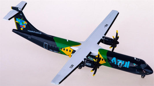 Herpa Azul for ATR-72-600 PR-AKO 1:200 Aircraft Pre-built  Airliner Model Display