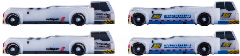 JC Wings Airport Aircraft tug truck Pushback Tractor model 4in1 1:400 Acessory Pre-built  Airliner Model Display