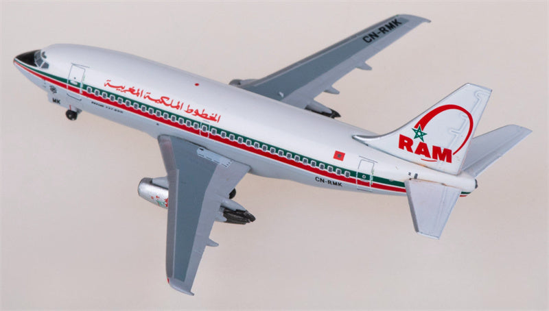 AeroClassics Royal Air Maroc for Boeing 737-200 CN-RMK 1:400 Airplane Pre-built  Airliner Model Display