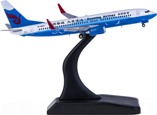 JC Wings Kunming Airlines for Boeing 737-800 B-1507 1:400 Airplane Pre-built  Airliner Model Display